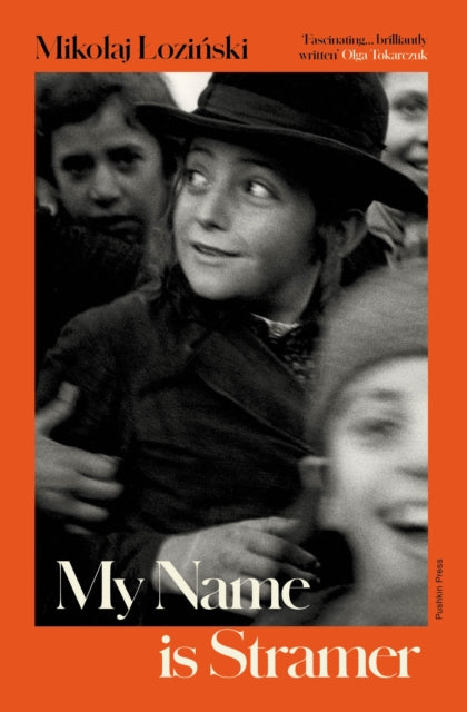 My Name is Stramer book cover with a black and white photo of children.