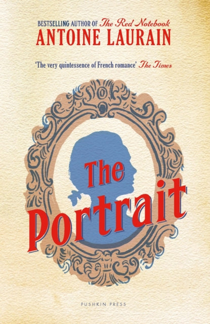 The Portrait book cover featuring a silhouette within an ornate frame.