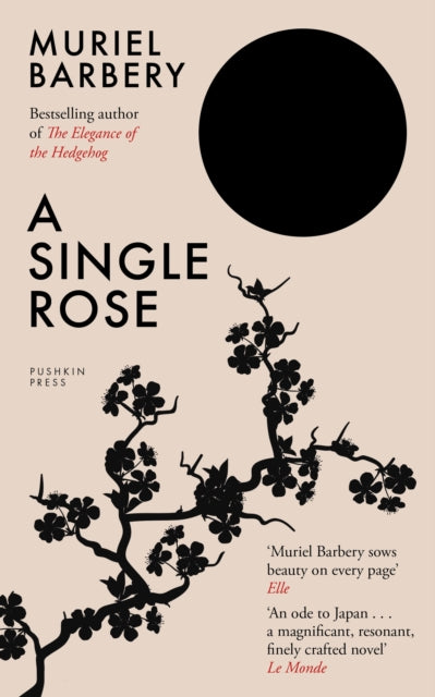 A Single Rose book cover with black floral silhouette and text.