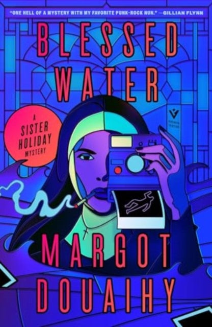 Book cover for Blessed Water: A Sister Holiday Mystery by Margot Douaihy.