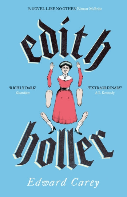 Edith Holler book cover with a doll-like figure and gothic text.