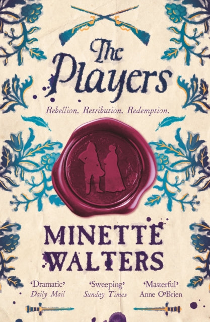The Players book cover with a wax seal and decorative elements.