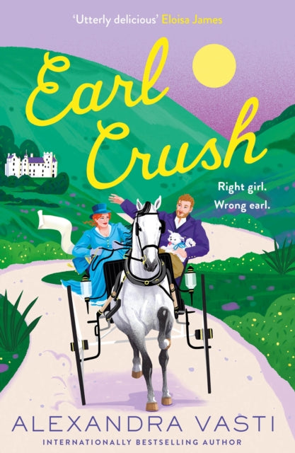 Book cover for Earl Crush featuring a couple in a horse-drawn carriage.