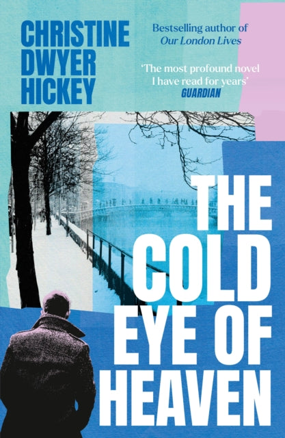 The Cold Eye of Heaven book cover with a snowy scene and a man from behind.