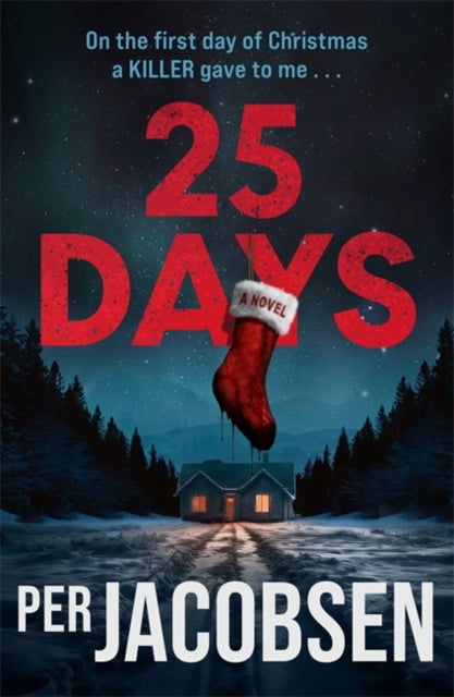 25 Days by Per Jacobsen, a Christmas thriller book cover.
