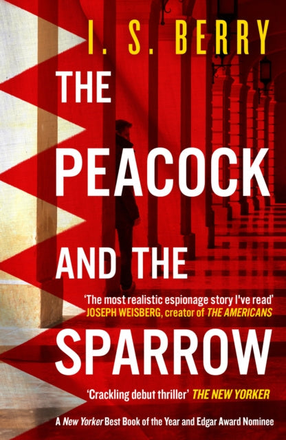 The Peacock and the Sparrow book cover with bold white text.