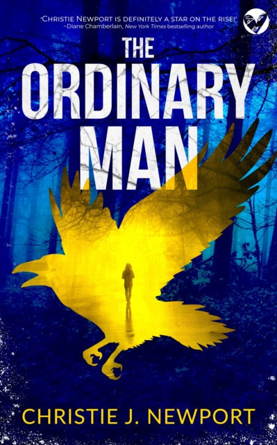 The Ordinary Man book cover with a raven silhouette and a person walking.