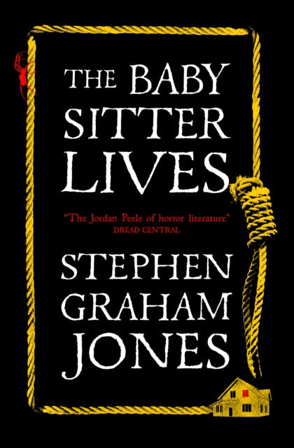 The Babysitter Lives book cover with a rope and a house illustration.