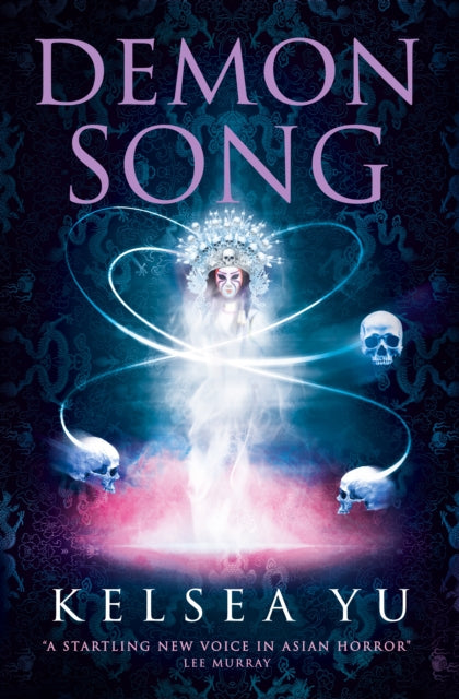 Book cover for "Demon Song" featuring a ghostly figure and skulls.
