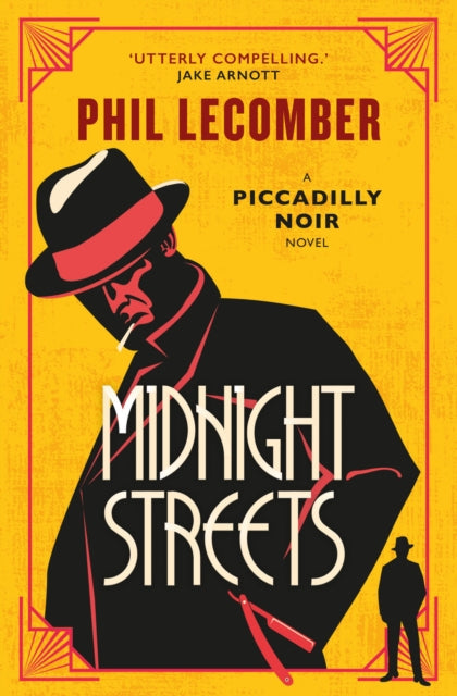 Book cover for Midnight Streets by Phil LeComber, featuring a noir detective.