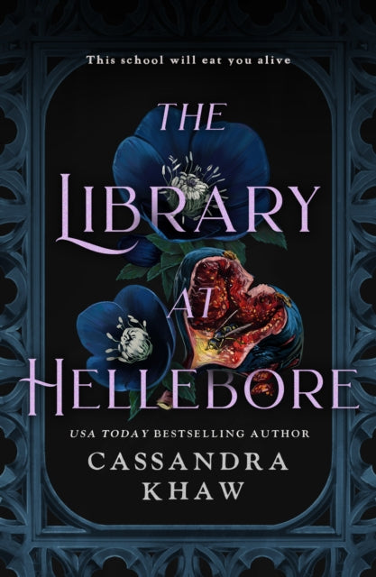 Book cover for The Library at Hellebore by Cassandra Khaw.
