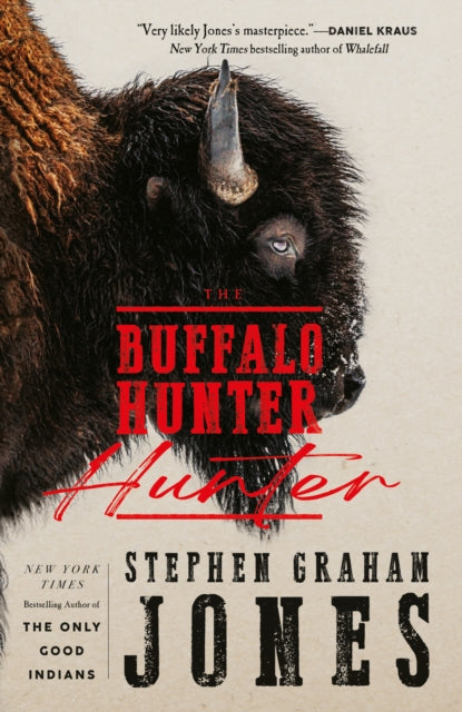 The Buffalo Hunter Hunter book cover features a bison's head and title.