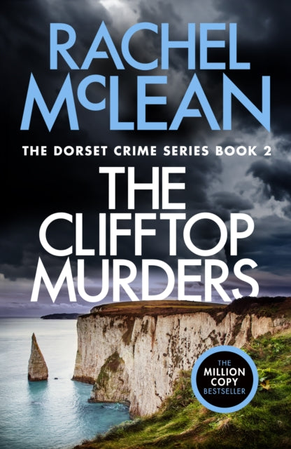 The Clifftop Murders book cover featuring a dramatic cliffside landscape.