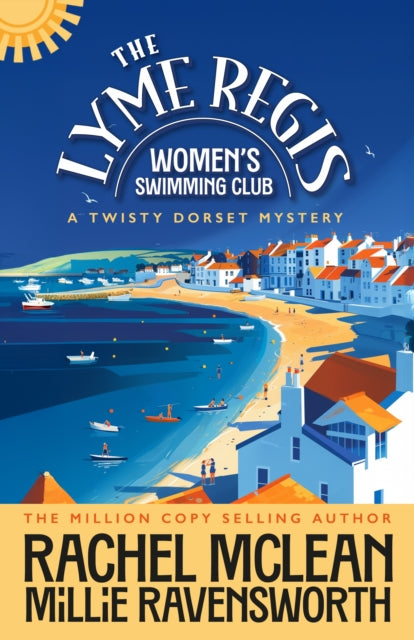 The Lyme Regis Women's Swimming Club book cover features a seaside town.