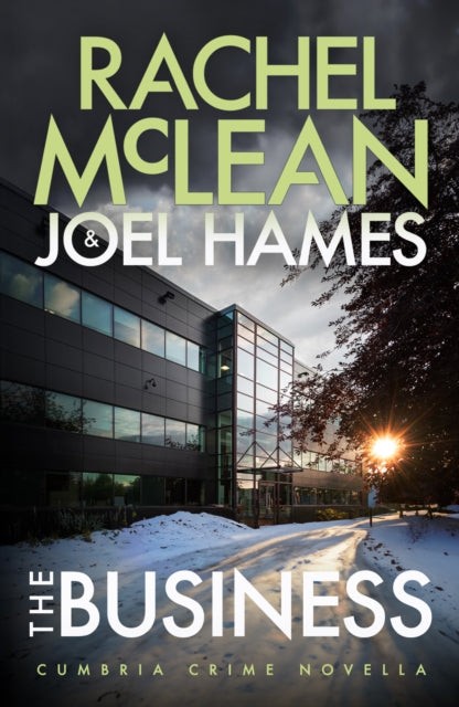The Business book cover featuring a modern building in the snow.