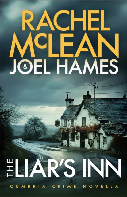 The Liar's Inn book cover featuring a pub on a country road.