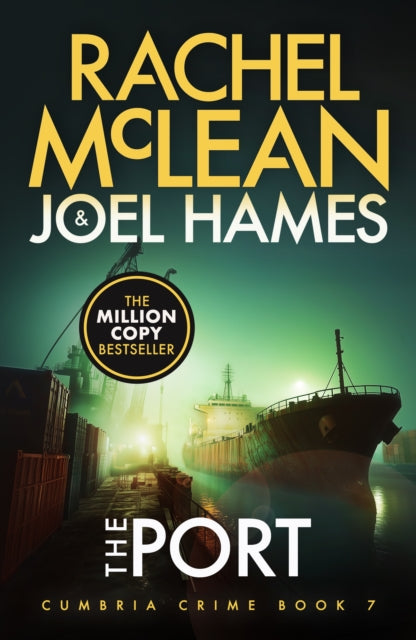 The Port book cover featuring a cargo ship at a foggy port.