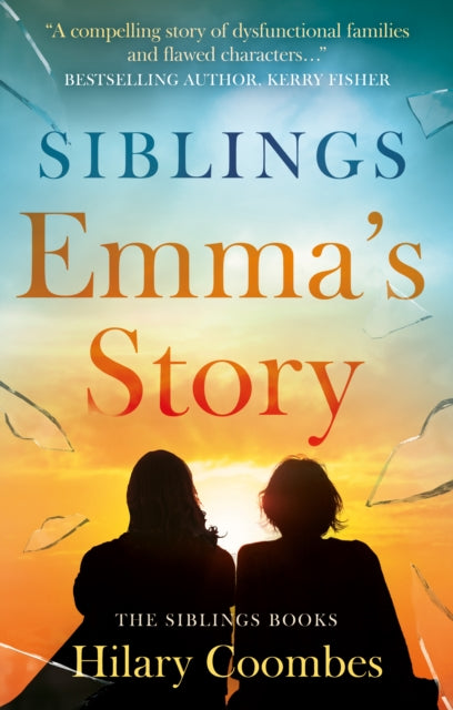Siblings: Emma's Story book cover with two silhouetted figures.