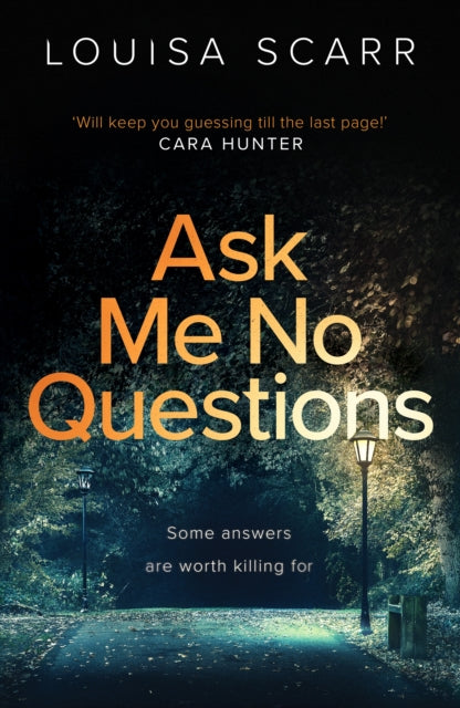 Book cover for Ask Me No Questions by Louisa Scarr.