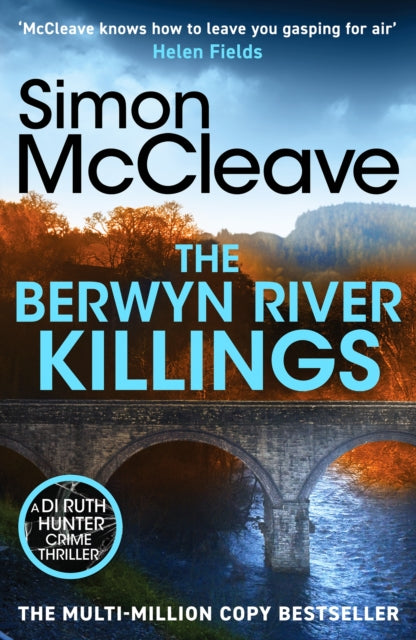The Berwyn River Killings book cover featuring a bridge over a river.