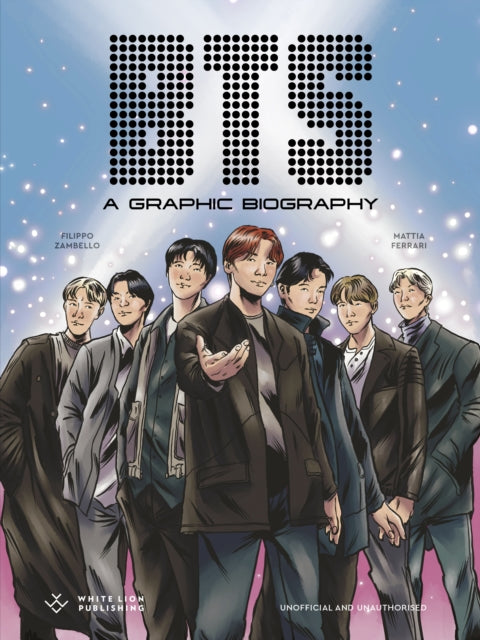 BTS: A Graphic Biography book cover featuring the seven members.