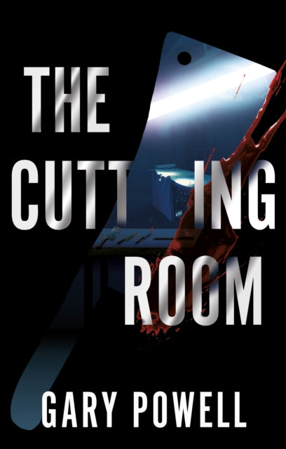 The Cutting Room book cover with a cleaver and blood.