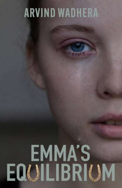 Book cover for Emma's Equilibrium featuring a close-up of a woman's tearful face and title text.