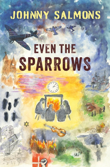 Book cover for "Even The Sparrows" by Johnny Salmons.