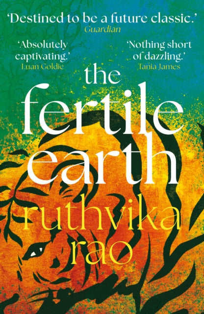 The Fertile Earth book cover features a tiger's face and the title.