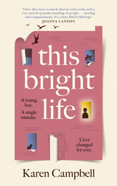 This Bright Life book cover with a pink house illustration.