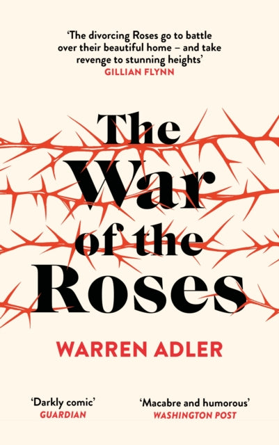 The War of the Roses book cover with thorny branches.