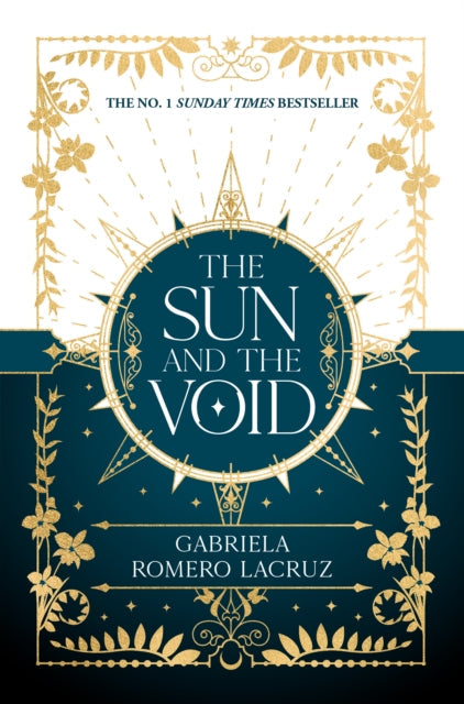 The Sun and the Void book cover with gold floral accents.