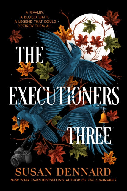 The Executioners Three book cover with crows and autumn leaves.