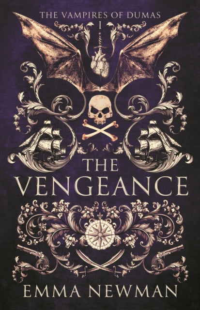 The Vengeance, Volume 1 book cover with gothic pirate imagery.