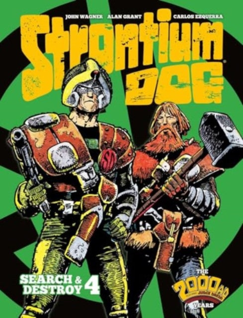 Strontium Dog: Search and Destroy 4 comic cover featuring two bounty hunters.