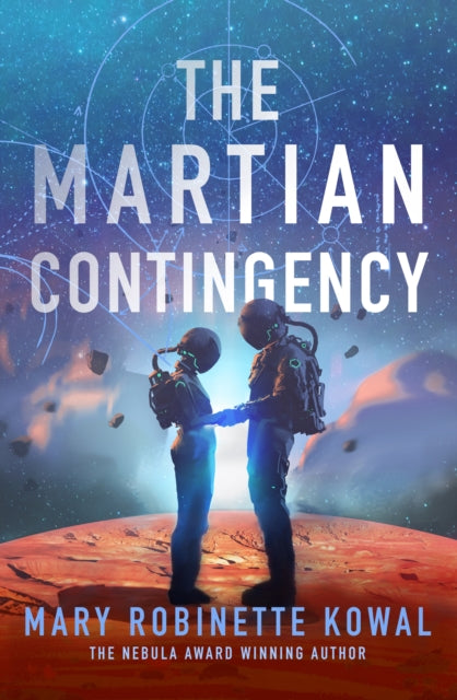 Book cover for The Martian Contingency featuring two astronauts on Mars.