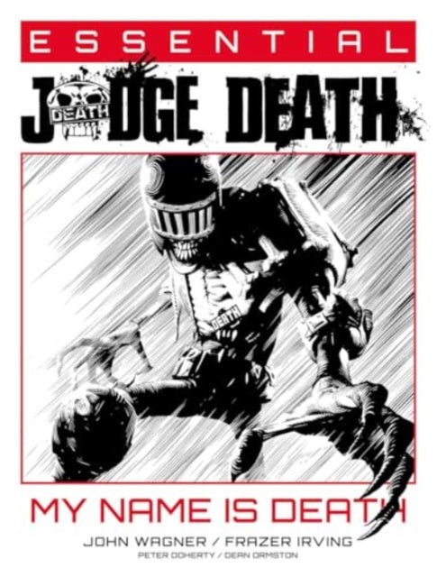 Essential Judge Death: My Name Is Death graphic novel cover art.