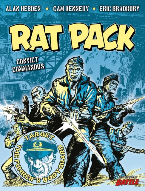 Rat Pack: Convict Commandos comic cover featuring soldiers and a target emblem.