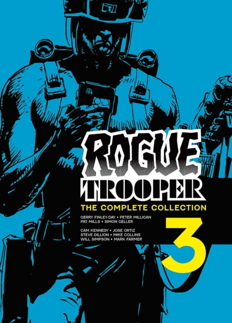 Rogue Trooper The Complete Collection Book 3 comic cover with a blue background.