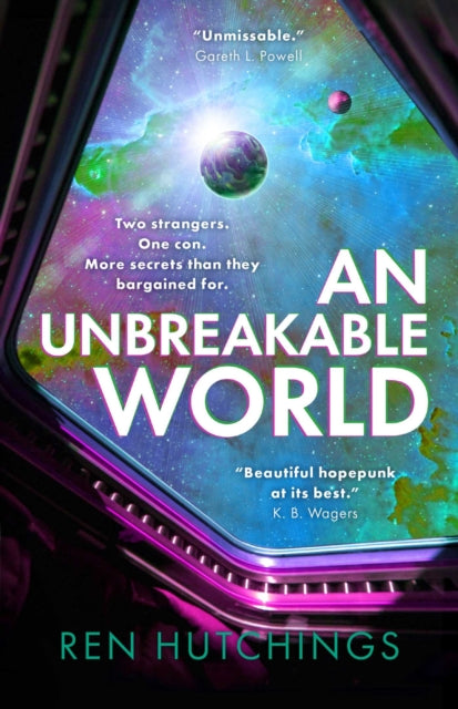An Unbreakable World book cover with space and planets.