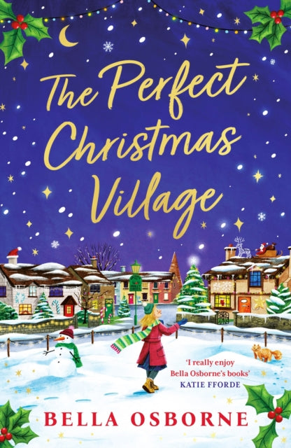The Perfect Christmas Village book cover with a snowy village scene.