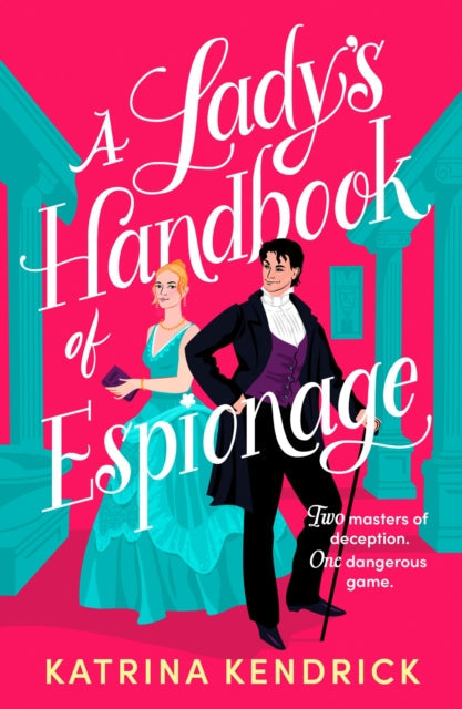 A Lady's Handbook of Espionage book cover with two spies.