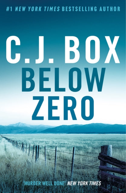 Book cover for "Below Zero" by C.J. Box.