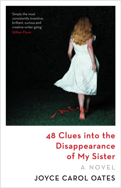 Book cover for "48 Clues into the Disappearance of My Sister" by Joyce Carol Oates.