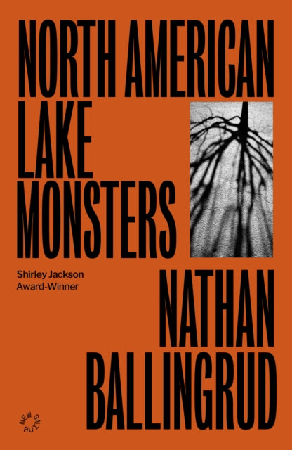 North American Lake Monsters book cover with bold black text on orange background.
