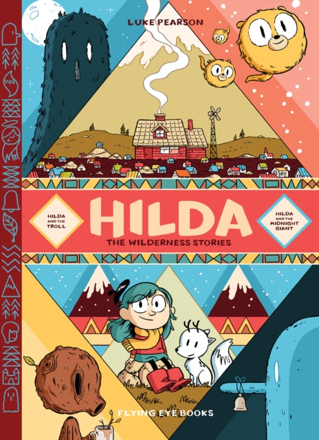 Hilda: The Wilderness Stories book cover featuring Hilda and her friends.