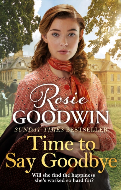 Book cover for "Time to Say Goodbye" by Rosie Goodwin.