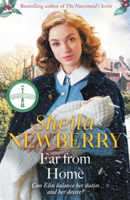 Book cover for Far from Home by Sheila Newberry featuring a woman holding a baby.