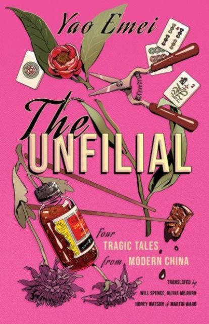 The Unfilial book cover with Chinese motifs and text.