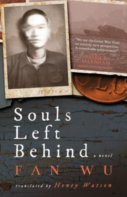 Souls Left Behind novel cover with a blurred portrait and text.